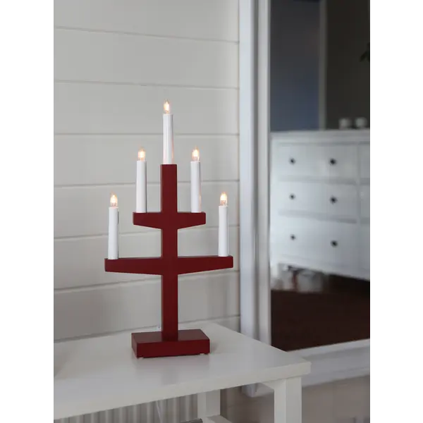 Medinė LED žvakidė „Trapp“ - Image 2