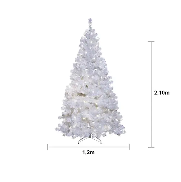 Dirbtinė eglutė su LED apšvietimu „Ottawa“ 210cm - Image 4