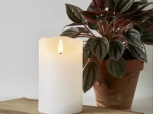Vaškinė LED žvakė „Flamme Rustic“