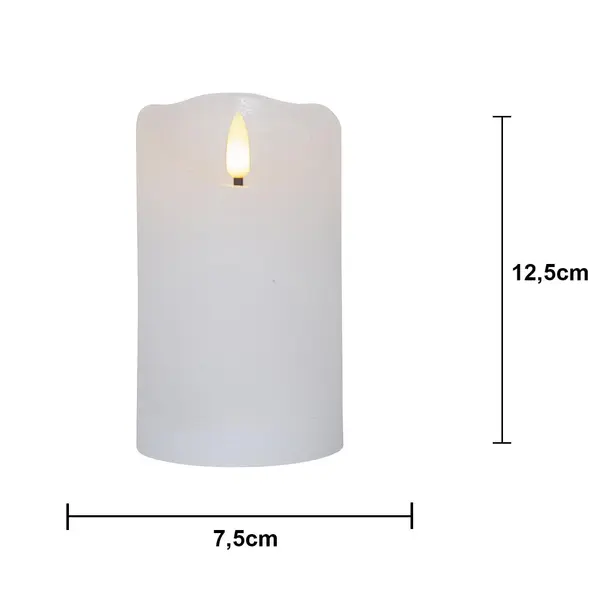 Vaškinė LED žvakė „Flamme Rustic“ - Image 4