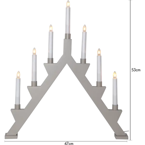 Medinė LED žvakidė „Zack“ - Image 6