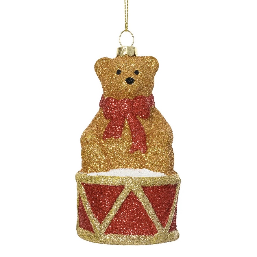 Eglutės žaisliukas „Drummer Bear“ - Image 3