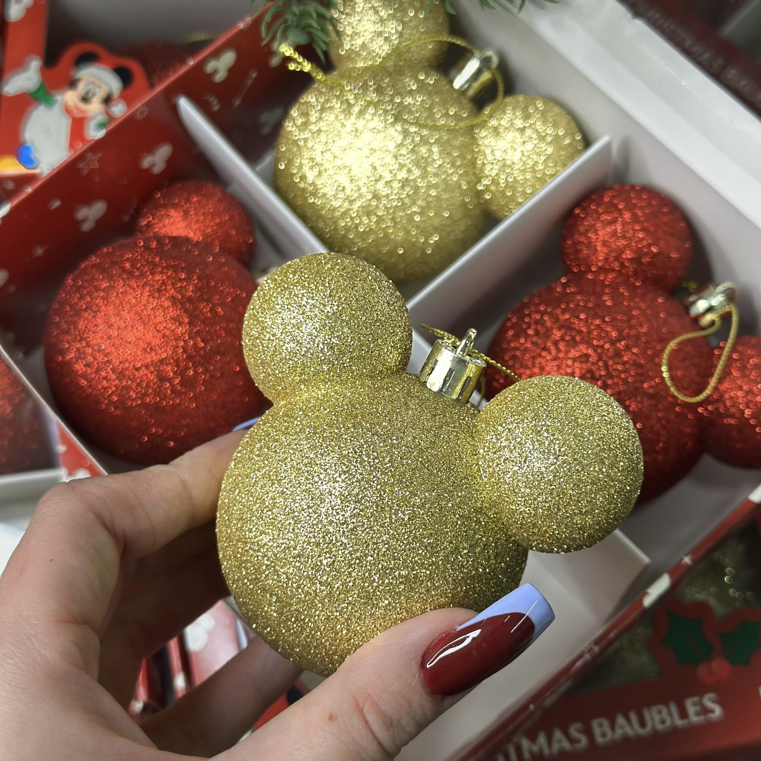 Eglutės žaisliukų komplektas „Mickey Mouse“ - Image 3